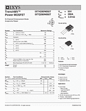 DataSheet IXTH280N055T pdf